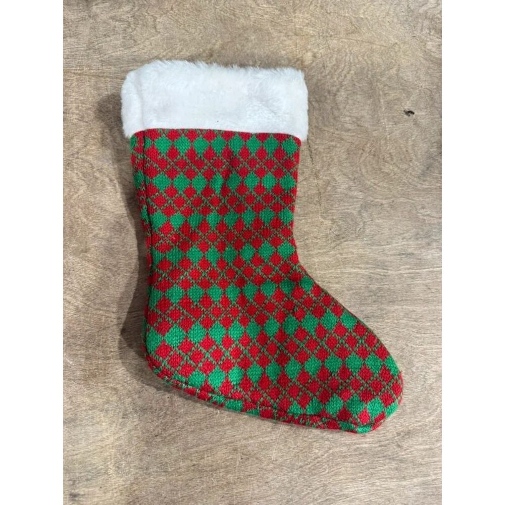 Checkered Pet Stocking